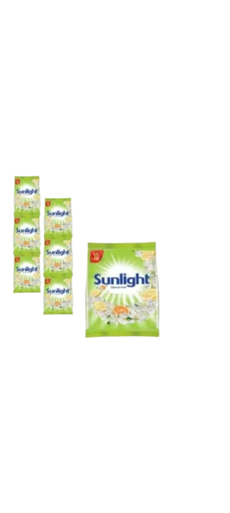 Sunlight 2 in 1 Clean & Fresh Green 6 Packs 25g