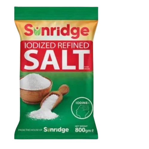 Sunridge Refined Salt Pack of 24 (800g)