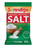 Sunridge Refined Salt Pack of 24 (800g)