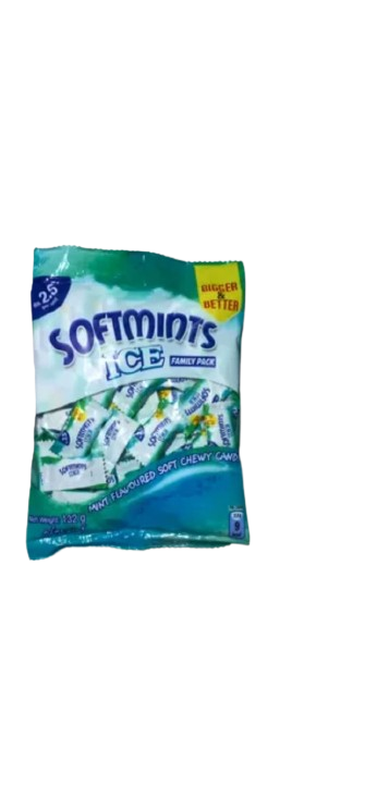 Soft Mint Ice, Cool Chewy Mints 132g 60Pcs