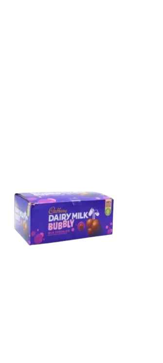 Cadbury Dairy Milk Bubbly Chocolate 13.5g 24 Pcs