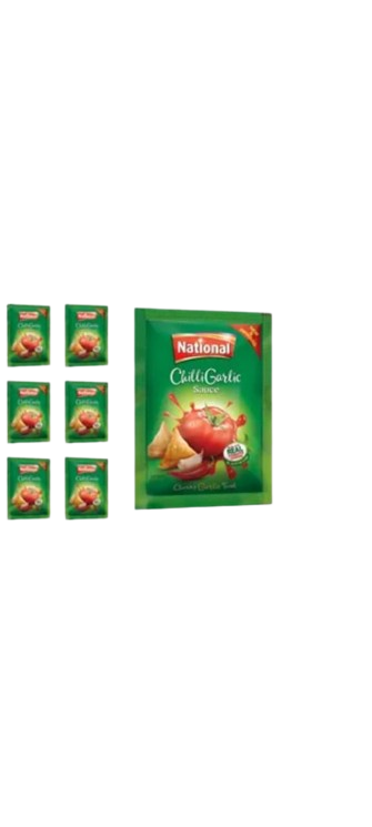 National Chili Garlic Sauce 6 Packs 30g