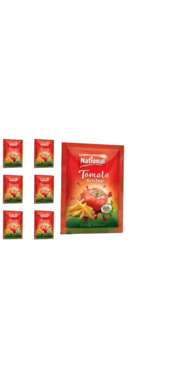 National Tomato Ketchup 6 Packs 30g