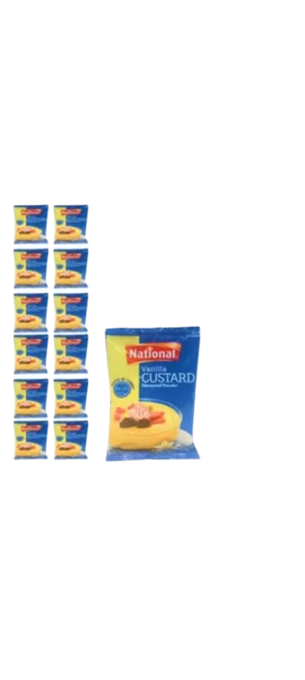 National Vanilla Custard 12 Packs 45g