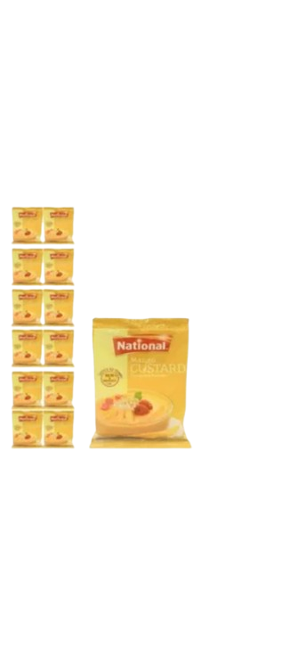 National Mango Custard 12 Packs 45g