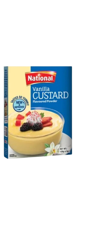 National Vanilla Custard Pack 120g