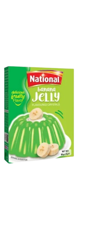 National Banana Jelly 3 Packs 80g