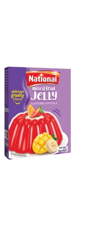 National Mixed Fruit Jelly 3 Packs 80g