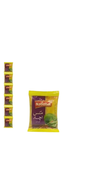 National Mix Achar 12 Packs 35g