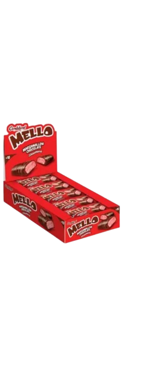 MELLO Marshmallow Chocolate (Strawberry) Box of 24 Pcs