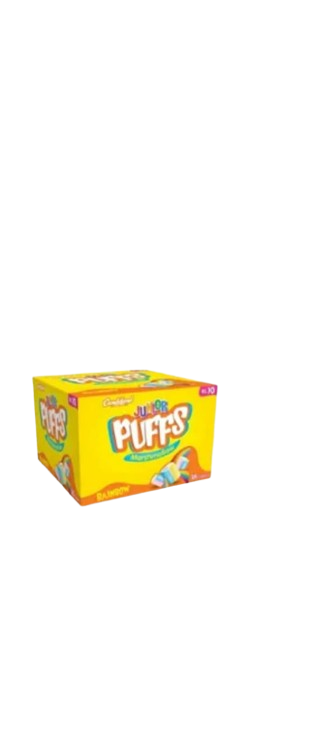 Candyland Puff Rainbow Box of 18 Pcs