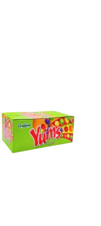 Candyland Yums Sour Box of 24 Pcs