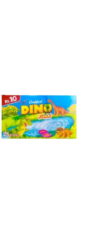 Candyland Dino Jelly Box of 24 pcs