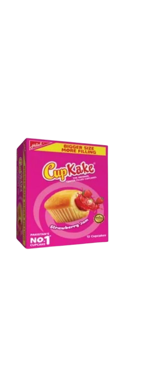 Milky Strawberry Cup Cakes Box of 12 Pcs