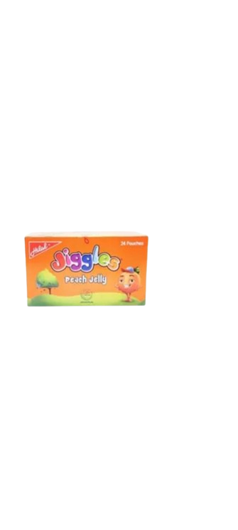 Jiggles Peach Jelly Box of 24 Pcs