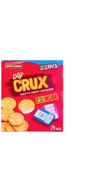 Bisconi Dip Cruk Crackers 24 Pcs