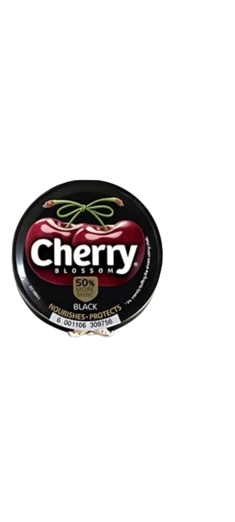 Cherry Blossom Black Shoe Polish 20ml