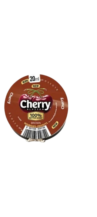 Cherry Blossom Brown Shoe Polish