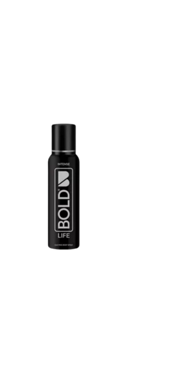 Bold Black Long Lasting Body Spray For Men 120ml