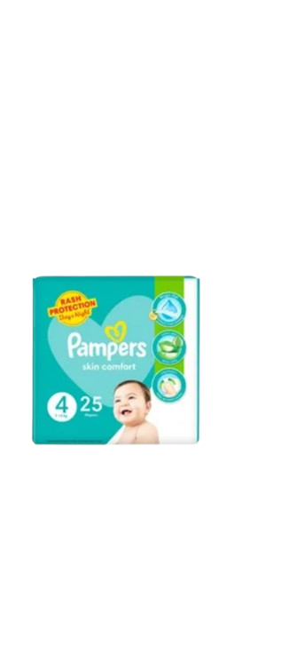 Pampers Baby Diapers (Size 4 Maxi) Pack of 25 Pcs