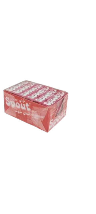 Lotte Spout Strawberry Chew-Gum 18pc