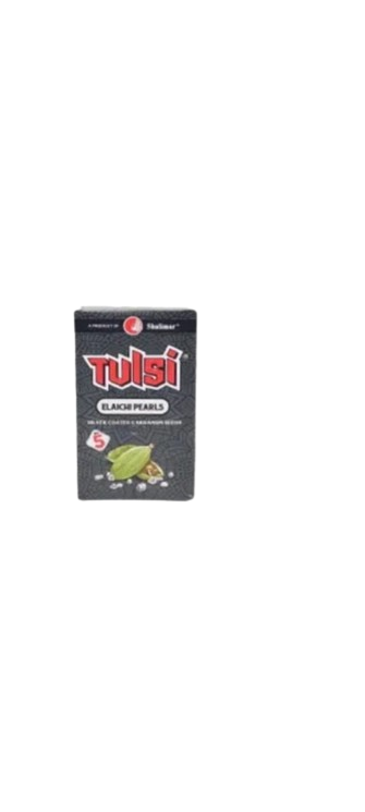 Tulsi Elaichi Silver Coated Cardamom Seed Box-24 Pcs