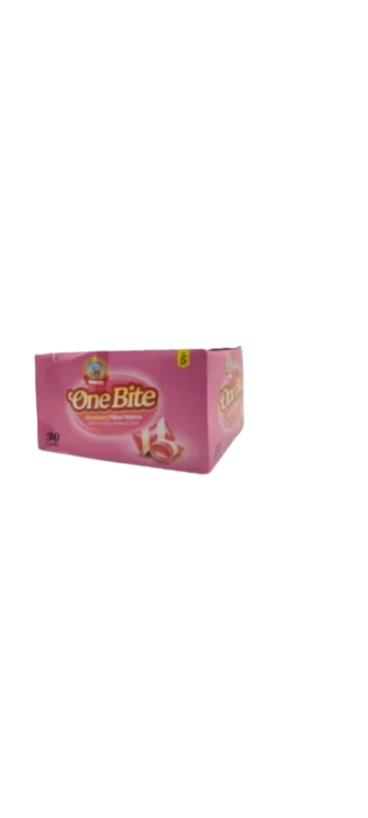 Well-done One-Bite Strawberry wafers-30Pcs