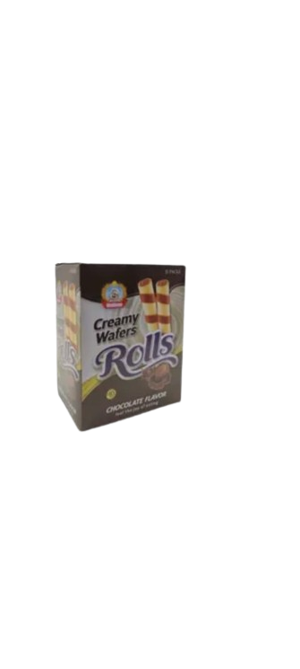 Well-done Creamy Wafers Rolls Chocolate-15Pcs