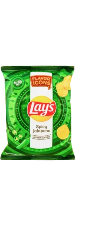 Lays Spicy Jalapeno Chips Green-48 Pack