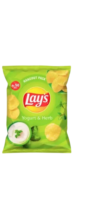 Lays Yogurt & Herb Green Chips-24 Pack