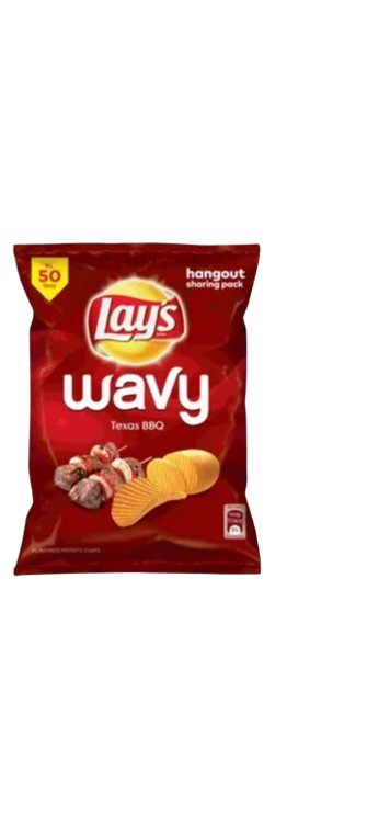 Lays Wavy BBq Brown-24Pack