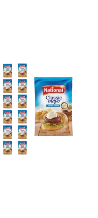 National Classic Mayo 12 Packs 40g