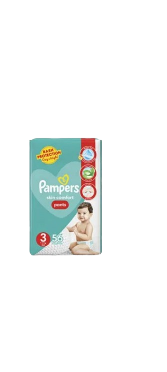 Pampers Skin Comfort Pants Size 3 Pack of 56 pcs