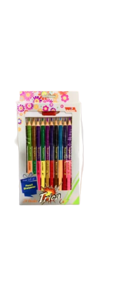 Bahadur Tango 24 Color Pencil with Free Sharpener